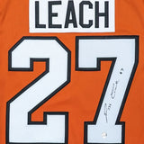 Reggie Leach Autographed Philadelphia Flyers Replica Jersey
