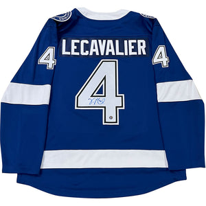 Vincent Lecavalier Autographed Tampa Bay Lightning Replica Jersey