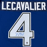 Vincent Lecavalier Autographed Tampa Bay Lightning Replica Jersey