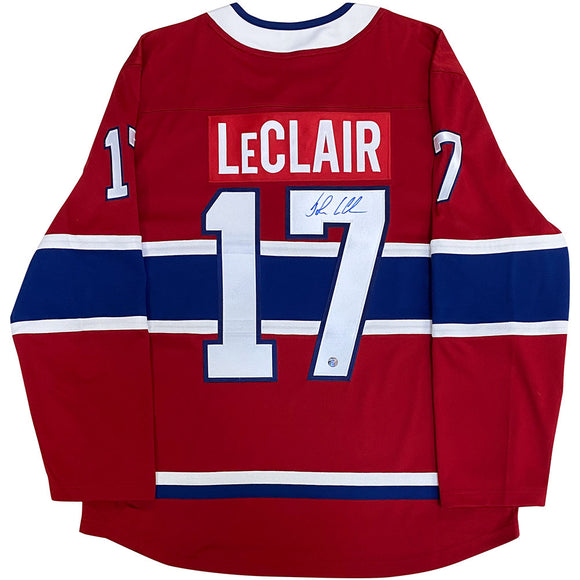 John LeClair Autographed Montreal Canadiens Replica Jersey