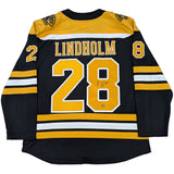 Elias Lindholm Autographed Boston Bruins Replica Jersey