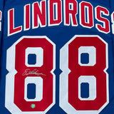 Eric Lindros Autographed New York Rangers Replica Jersey