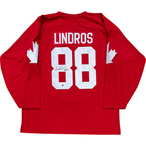 Eric Lindros Autographed Team Canada Replica Jersey