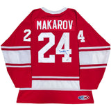 Sergei Makarov Autographed CCCP Replica Jersey