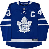 Auston Matthews Autographed Toronto Maple Leafs Replica Jersey (Captain)