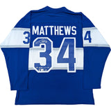 Auston Matthews Autographed Toronto Maple Leafs 2017 Centennial Classic Mitchell & Ness Jersey