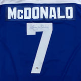 Lanny McDonald Autographed Toronto Maple Leafs Replica Jersey