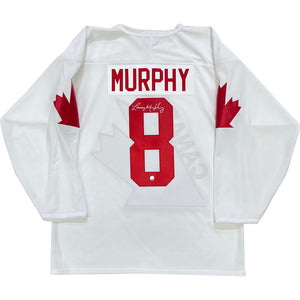 Larry Murphy Autographed Team Canada Replica Jersey