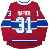 Mark Napier Autographed Montreal Canadiens Replica Jersey