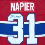 Mark Napier Autographed Montreal Canadiens Replica Jersey