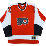 Bernie Parent (deceased) Autographed Philadelphia Flyers Mitchell & Ness Replica Jersey
