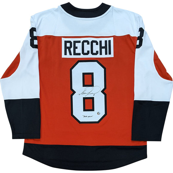 Mark Recchi Autographed Philadelphia Flyers Replica Jersey