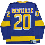 Luc Robitaille Autographed Los Angeles Kings Replica Vintage Jersey