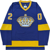 Luc Robitaille Autographed Los Angeles Kings Replica Vintage Jersey