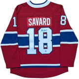 Serge Savard Autographed Montreal Canadiens Replica Jersey