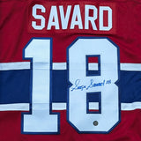 Serge Savard Autographed Montreal Canadiens Replica Jersey