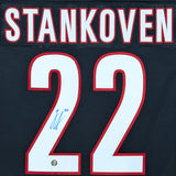 Logan Stankoven Autographed Carolina Hurricanes Replica Jersey