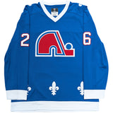 Peter Stastny Autographed Quebec Nordiques Replica Jersey