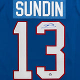 Mats Sundin Autographed Quebec Nordiques Replica Jersey