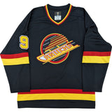 Tony Tanti Autographed Vancouver Canucks Replica Jersey