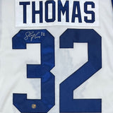 Steve Thomas Autographed Toronto Maple Leafs CCM Replica Jersey