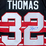 Steve Thomas Autographed Chicago Blackhawks Replica Jersey