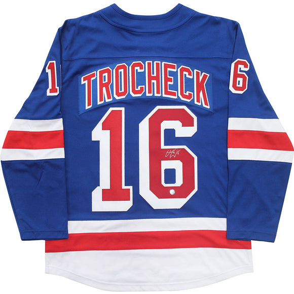 Vincent Trocheck Autographed New York Rangers Replica Jersey