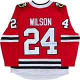 Doug Wilson Autographed Chicago Blackhawks Replica Jersey