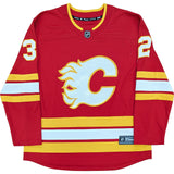 Dustin Wolf Autographed Calgary Flames Replica Jersey