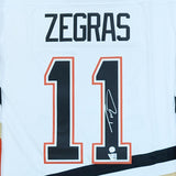 Trevor Zegras Autographed Anaheim Ducks Reverse Retro Replica Jersey