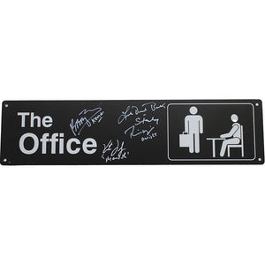 "The Office" Cast-Signed 20X5 Metal Sign