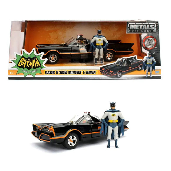 Jada Hollywood Rides: Classic TV Series Batmobile & Batman 1/24 Scale