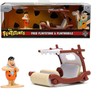 Jada Hollywood Rides: Fred Flintstone & Flintmobile 1/32 Scale