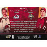 Nathan MacKinnon/Jonathan Huberdeau 2014 UD NHCD Memorable Moments Hockey Card