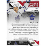 John Tavares 2019 UD NHCD Memorable Moments Hockey Card