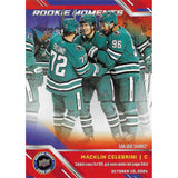 Macklin Celebrini 2025 UD NHCD Rookie Moments Hockey Card