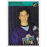 Manon Rheaume 1993 Classic First Lady of Hockey Card (Atlanta Knights)