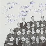 1967 Toronto Maple Leafs Framed Autographed 40th Anniversary Lithograph (w/Keon)