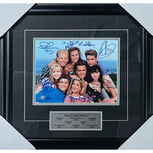 "Beverly Hills 90210" Framed Cast-Signed 8X10 Photo