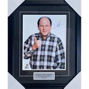 Jason Alexander Framed Autographed "Seinfeld" 11X14 Photo