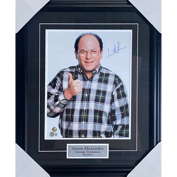 Bleachers Sports Music & Framing — Jason Alexander Signed George Costanza  Seinfeld New York Yankees 8x10 Photo - Beckett BAS COA Framed