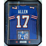 Josh Allen Framed Autographed Buffalo Bills Jersey