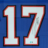 Josh Allen Framed Autographed Buffalo Bills Jersey