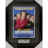 Christina Applegate Framed Autographed "Anchorman" 11X17 Movie Poster