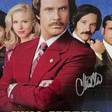 Christina Applegate Framed Autographed "Anchorman" 11X17 Movie Poster