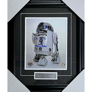Kenny Baker (deceased) Framed Autographed "Star Wars" 8X10 Photo