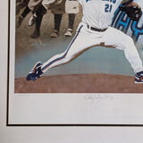 Roger Clemens Framed Autographed Toronto Blue Jays 16X24 "The Four Cy's" Limited-Edition Print