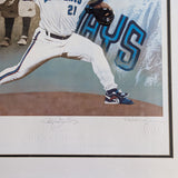 Roger Clemens Framed Autographed Toronto Blue Jays 16X24 "The Four Cy's" Limited-Edition Print