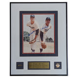 Sandy Koufax/Don Drysdale (deceased) Framed Autographed Los Angeles Dodgers 8X10 Photo
