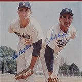 Sandy Koufax/Don Drysdale (deceased) Framed Autographed Los Angeles Dodgers 8X10 Photo
